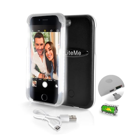 Serenelife Led Selfie Phone Case For Iphone 6 / 6S, SLIP101BK SLIP101BK